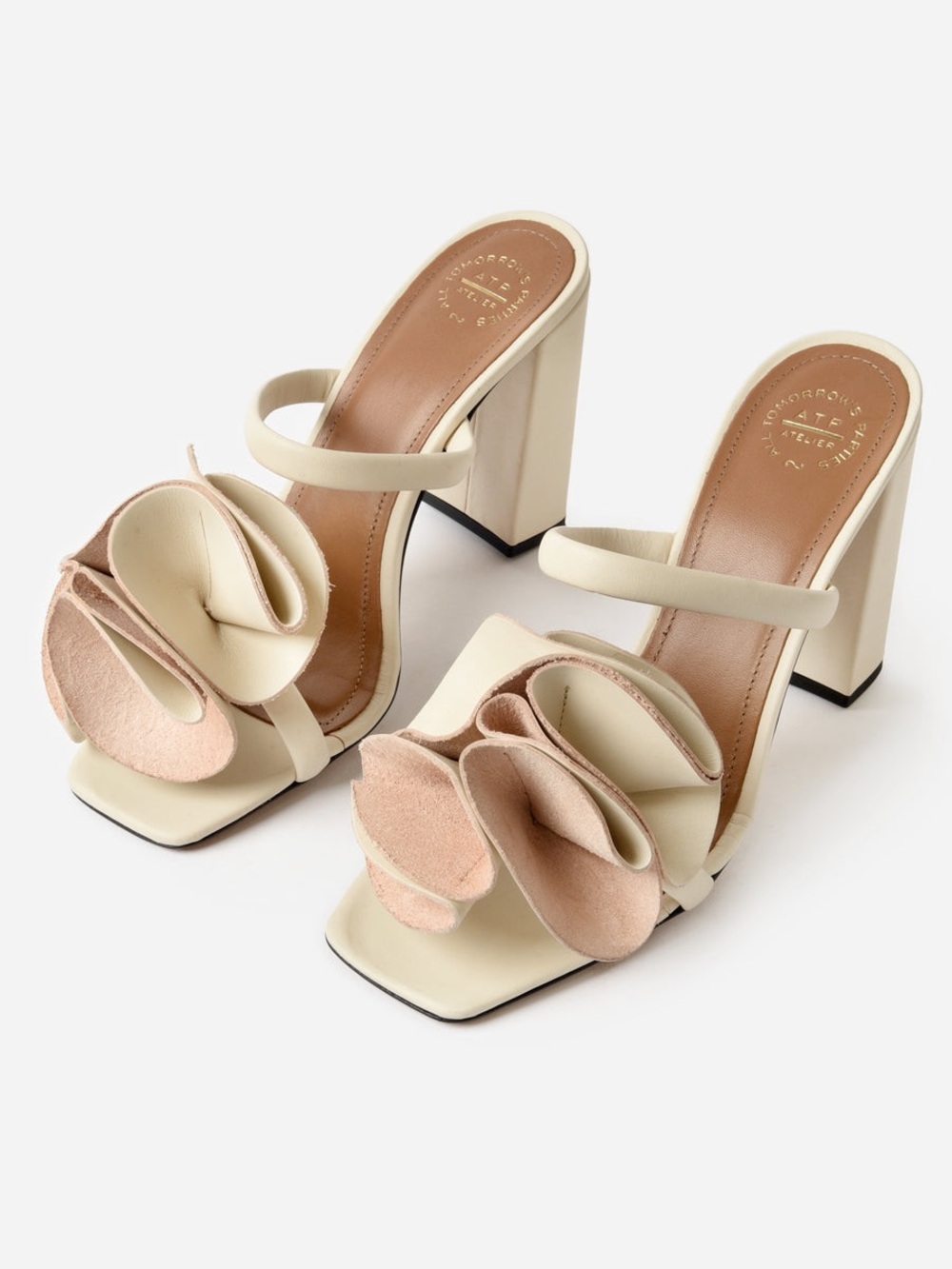 ATP ATELIER  Women's Fossalto Leather Heel Sandal